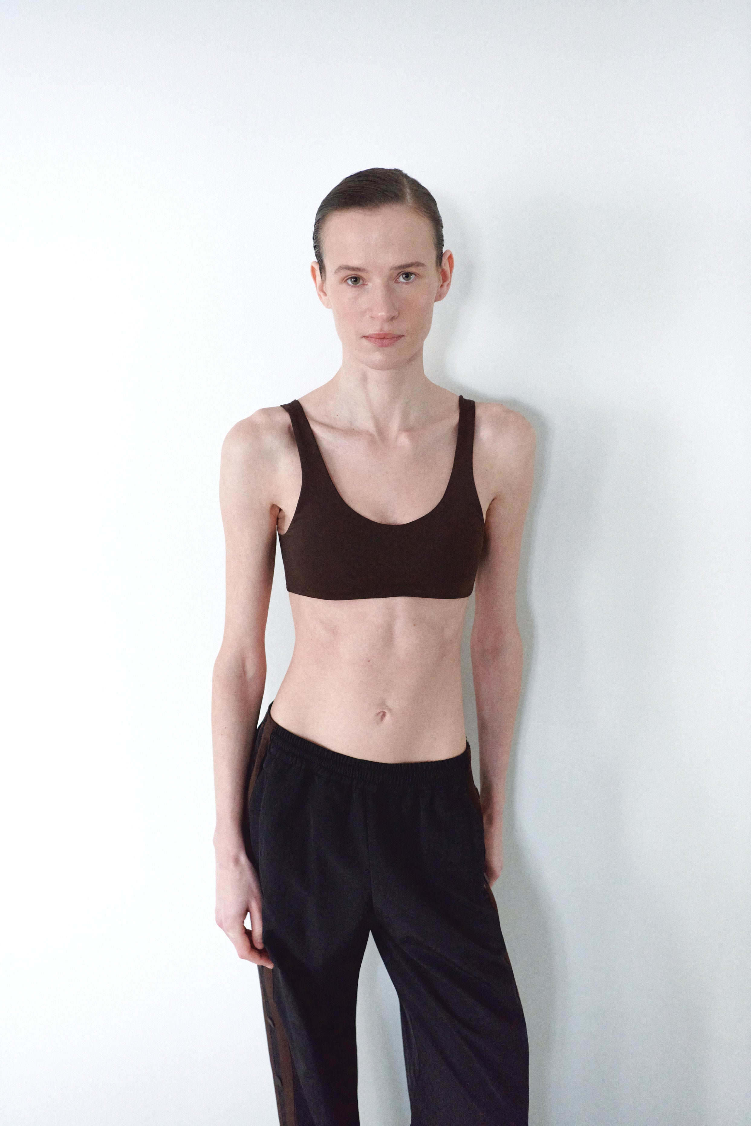 Brown Sports Bra