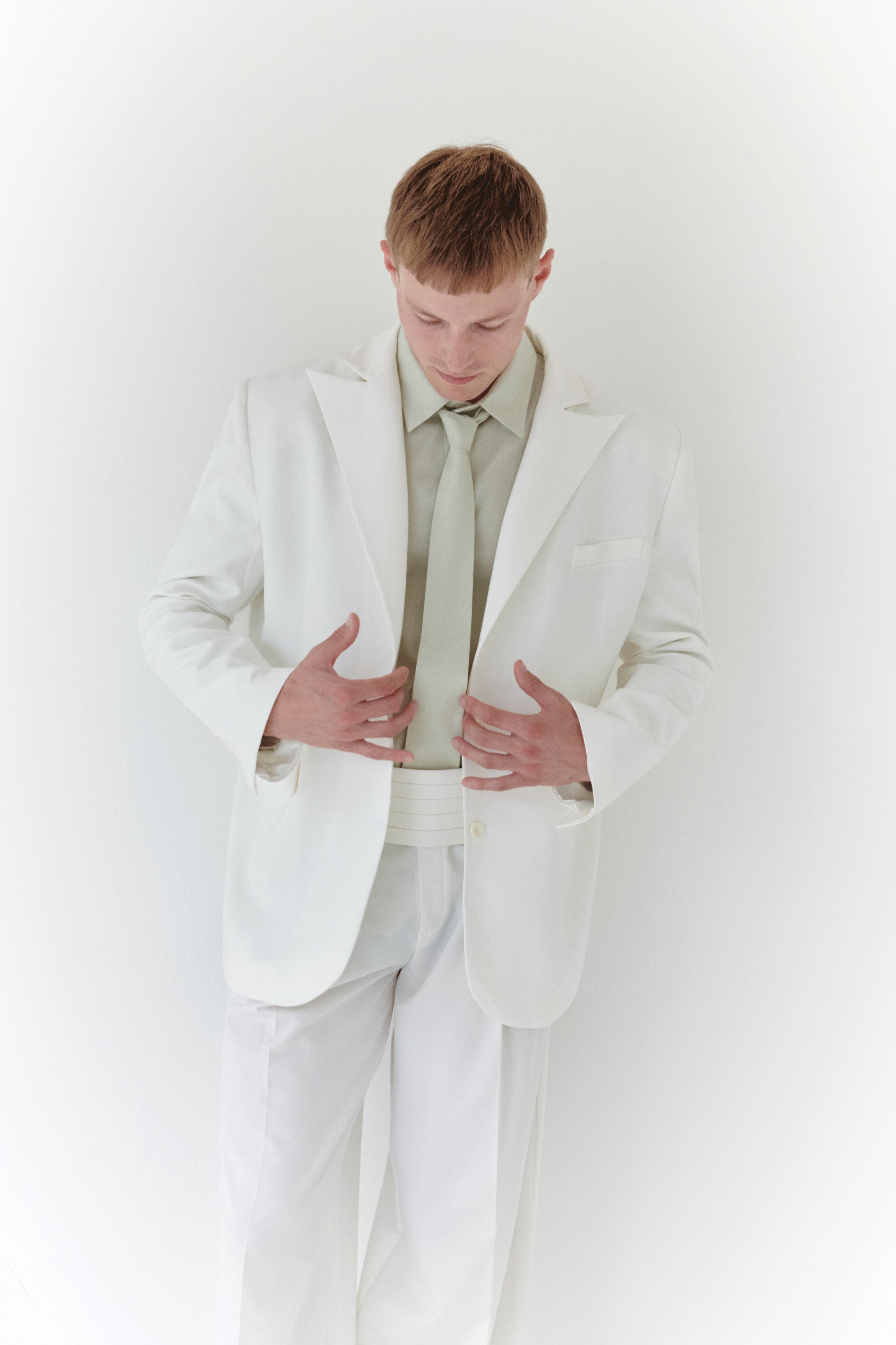 White Unisex Blazer Jacket