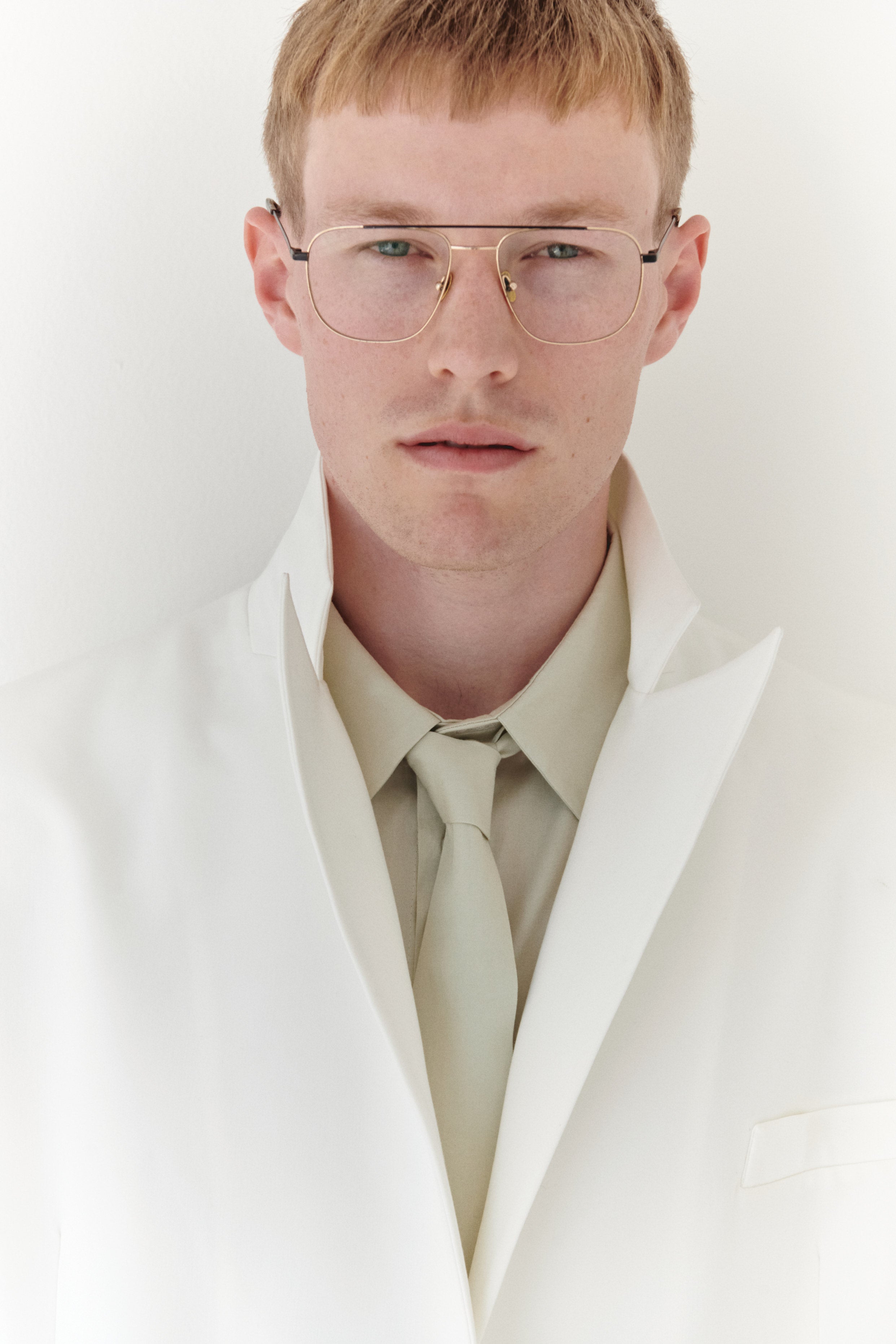 White Unisex Blazer Jacket