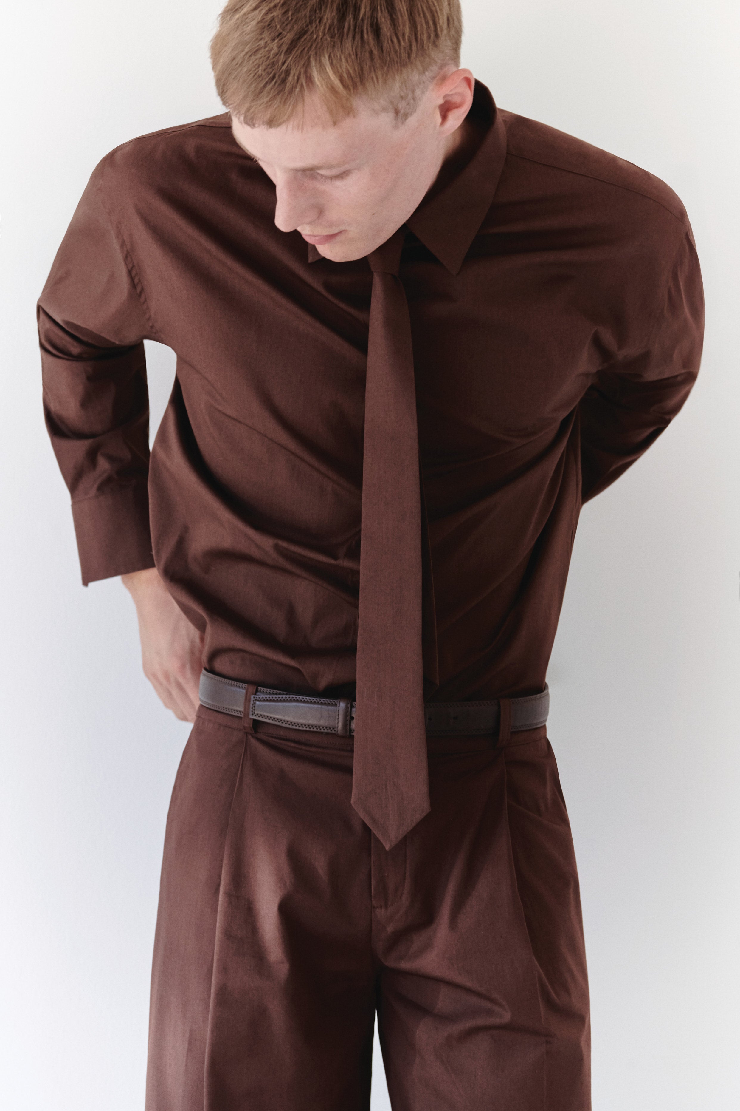 Brown Unisex Pants