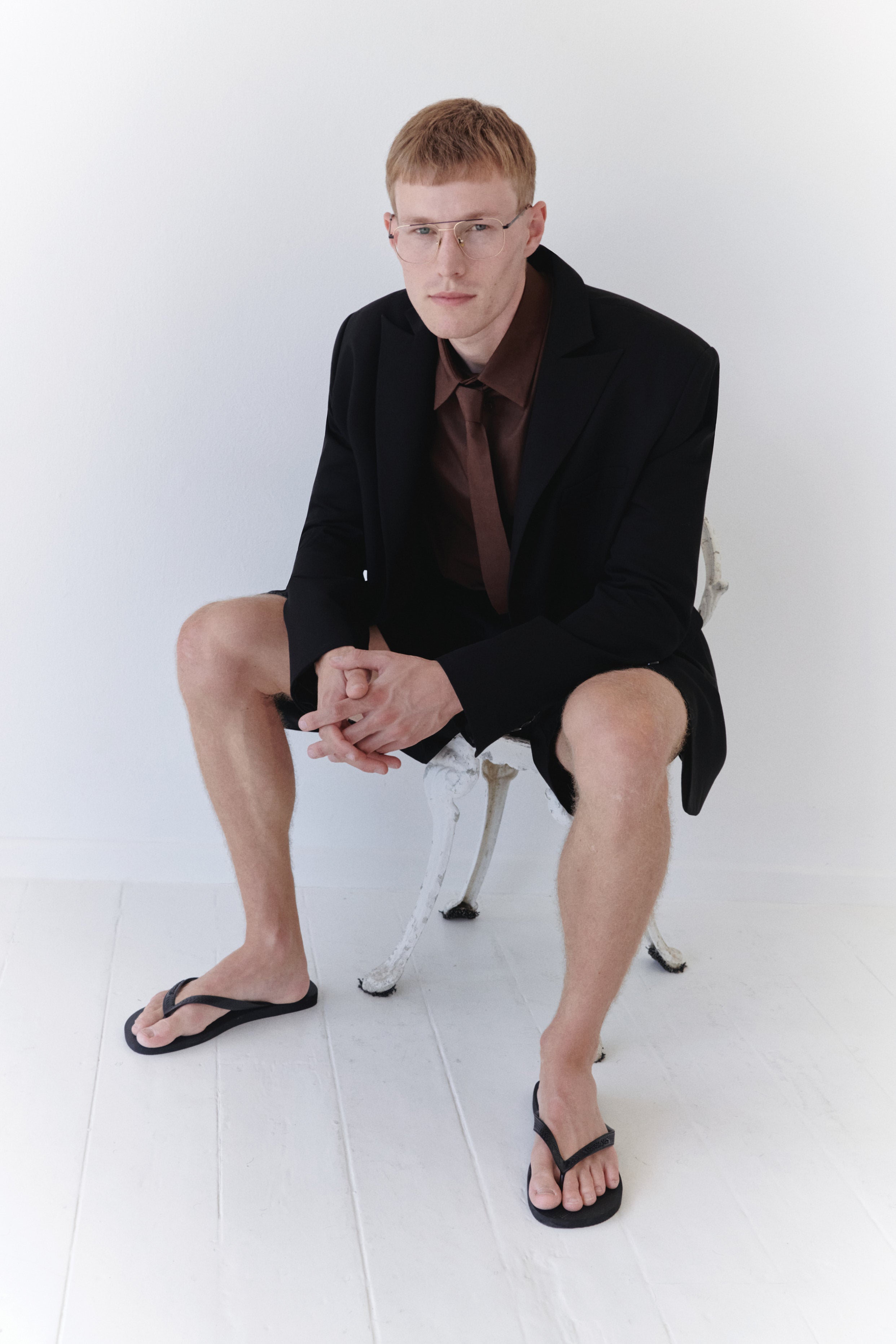Black Unisex Wide Cut Bermuda Short
