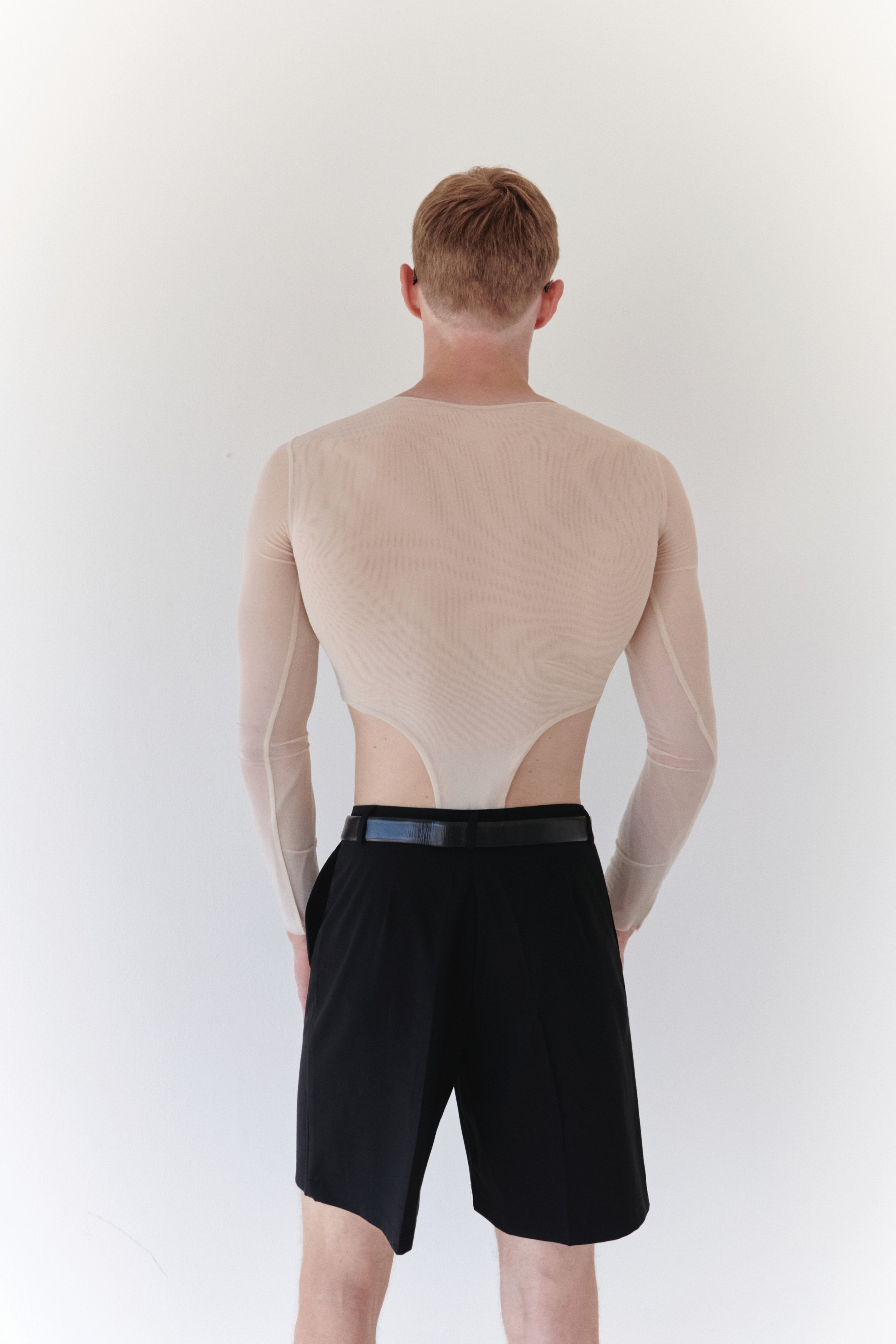 Black Unisex Wide Cut Bermuda Short