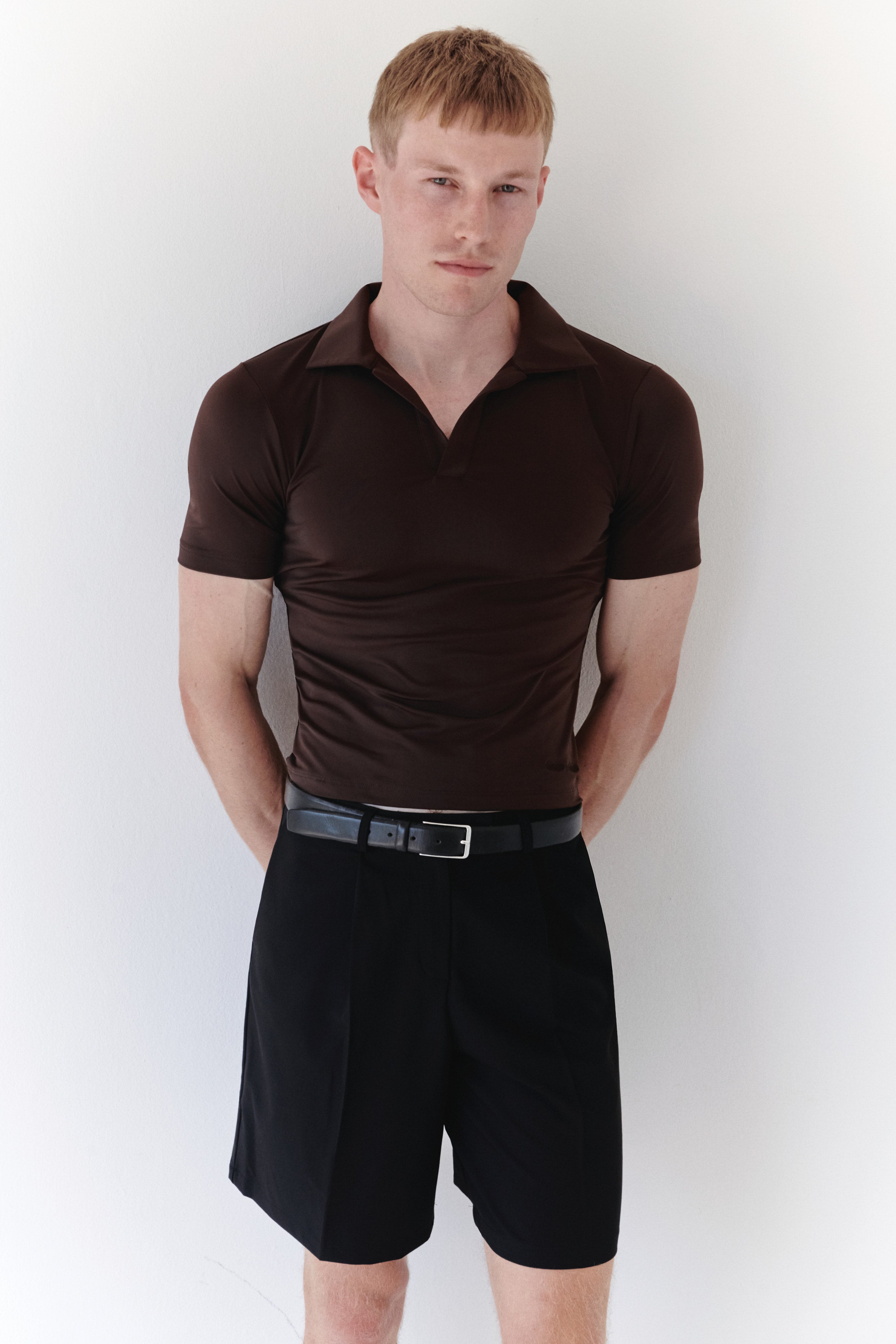 Black Unisex Wide Cut Bermuda Short
