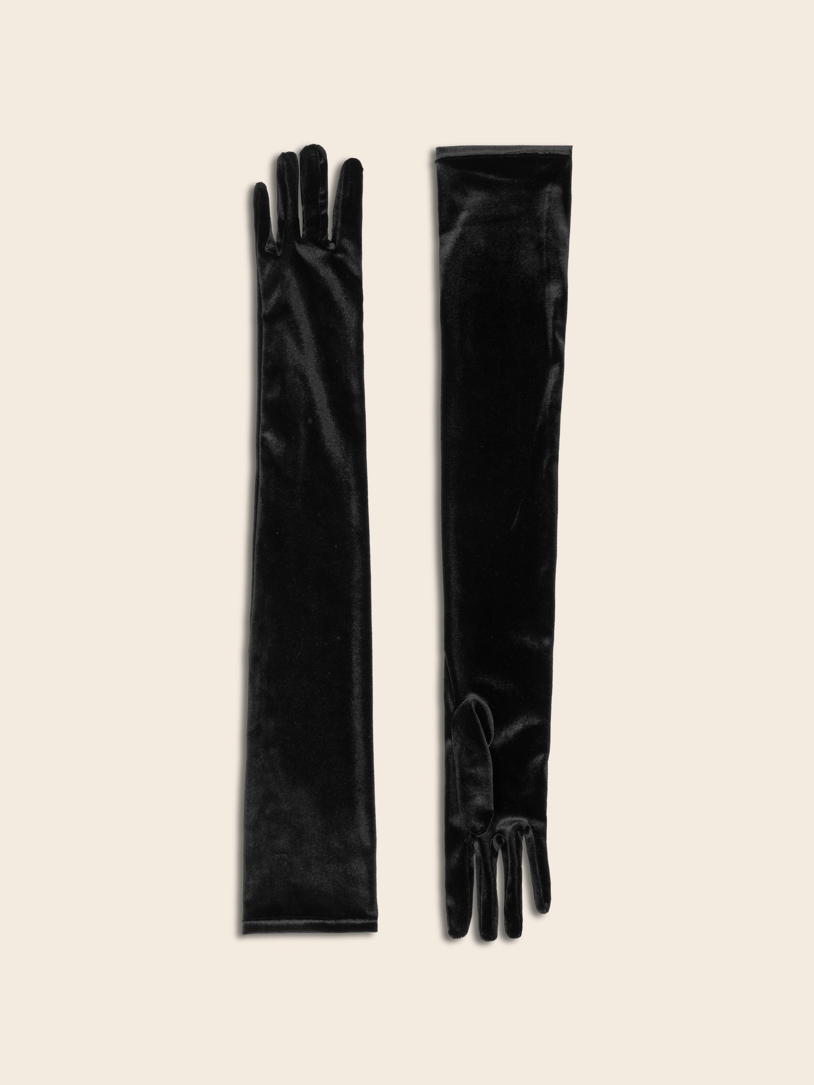Black Velvet Gloves