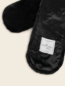 Black Faux Fur Scarf