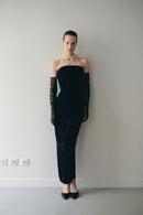 Black Tulle Long Dress