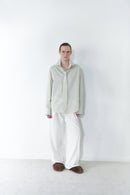 Çağla Yeşili Unisex Oversize Kravatlı Gömlek