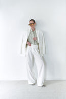 White Unisex Blazer Jacket