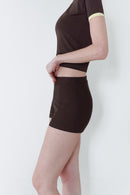 Brown Short Leggings