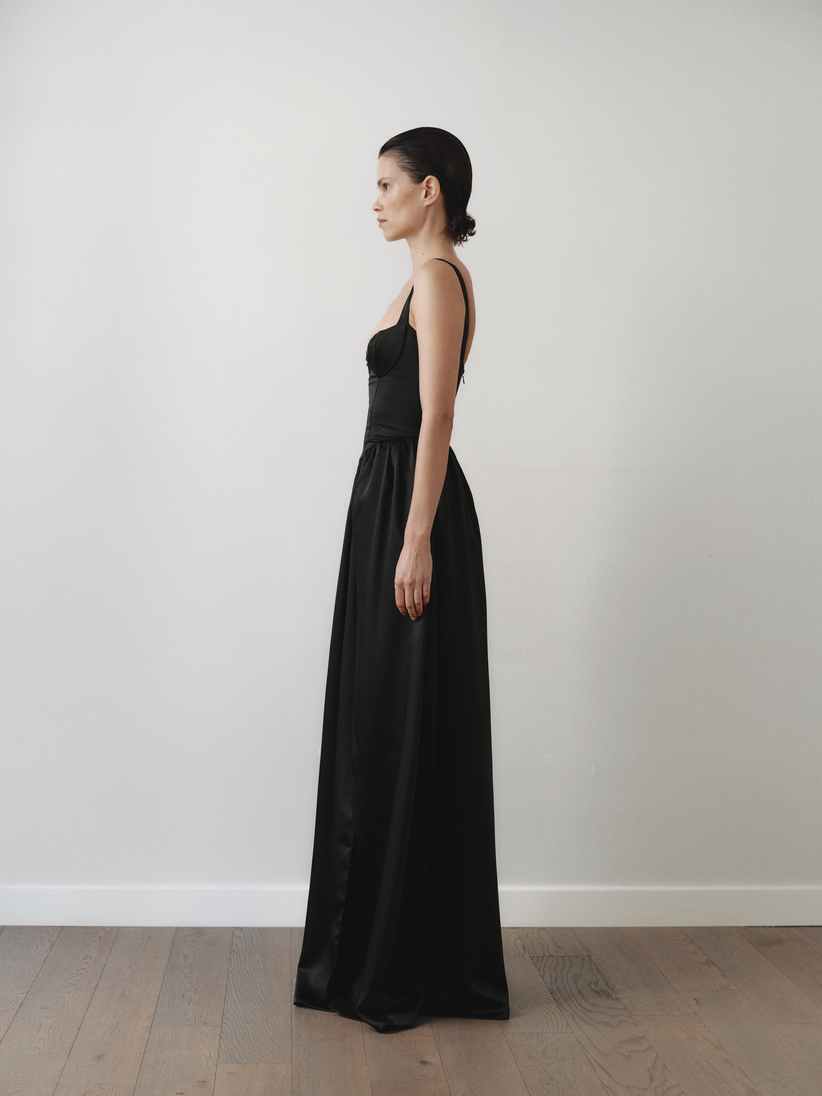 long black maxi dress with pockets maxi dress for women short sleeve Black Short Sleeve Maxi Dress with Pockets