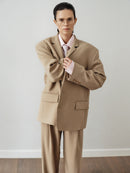 Camel Oversized Unisex Jacket