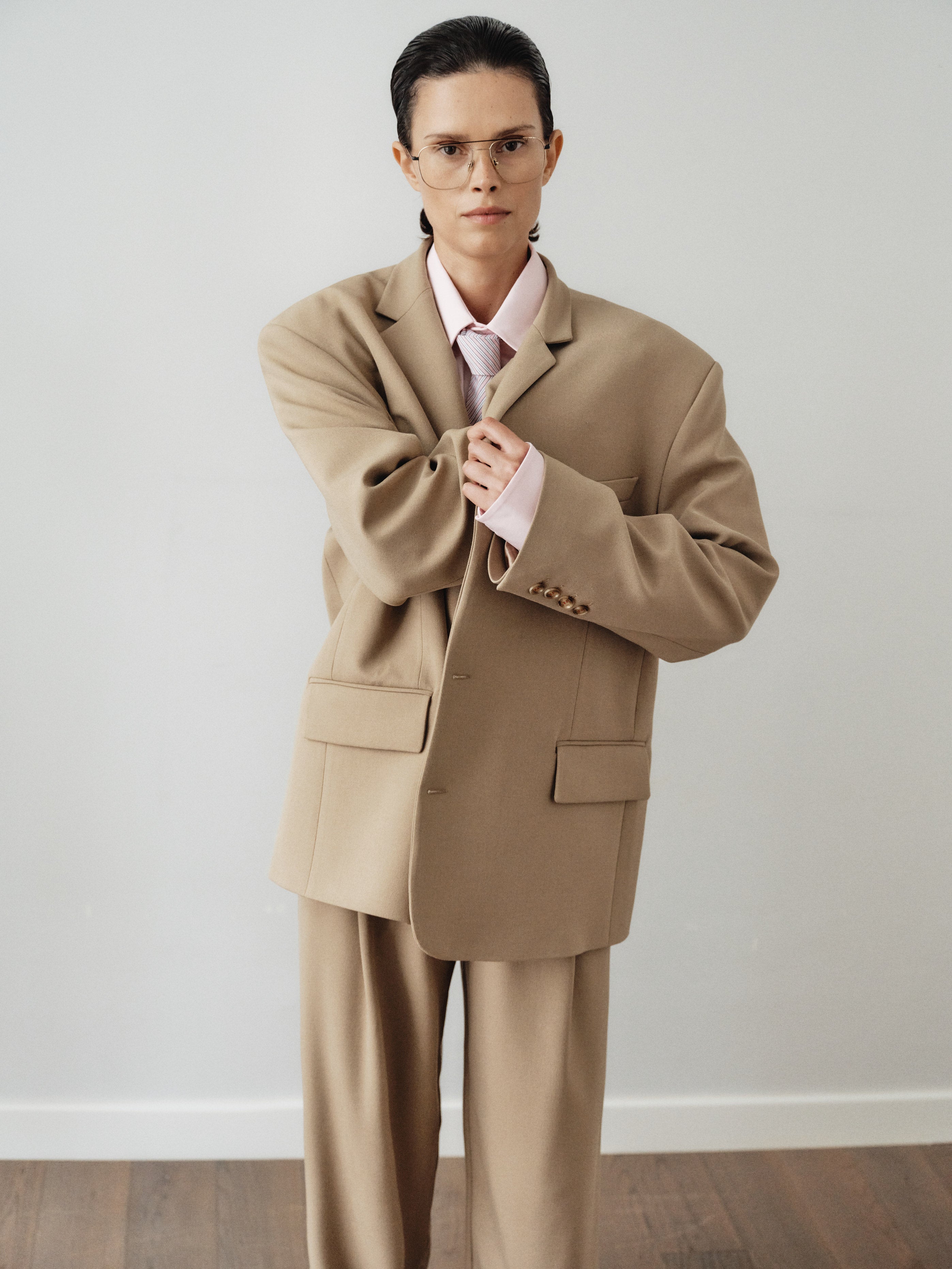 Camel Oversized Unisex Jacket