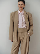 Camel Oversized Unisex Jacket