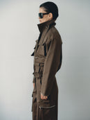 Khaki Water Repellant Cargo Jacket