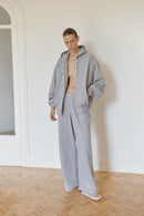 Grimelange Cotton Trackpants with Red Stripes