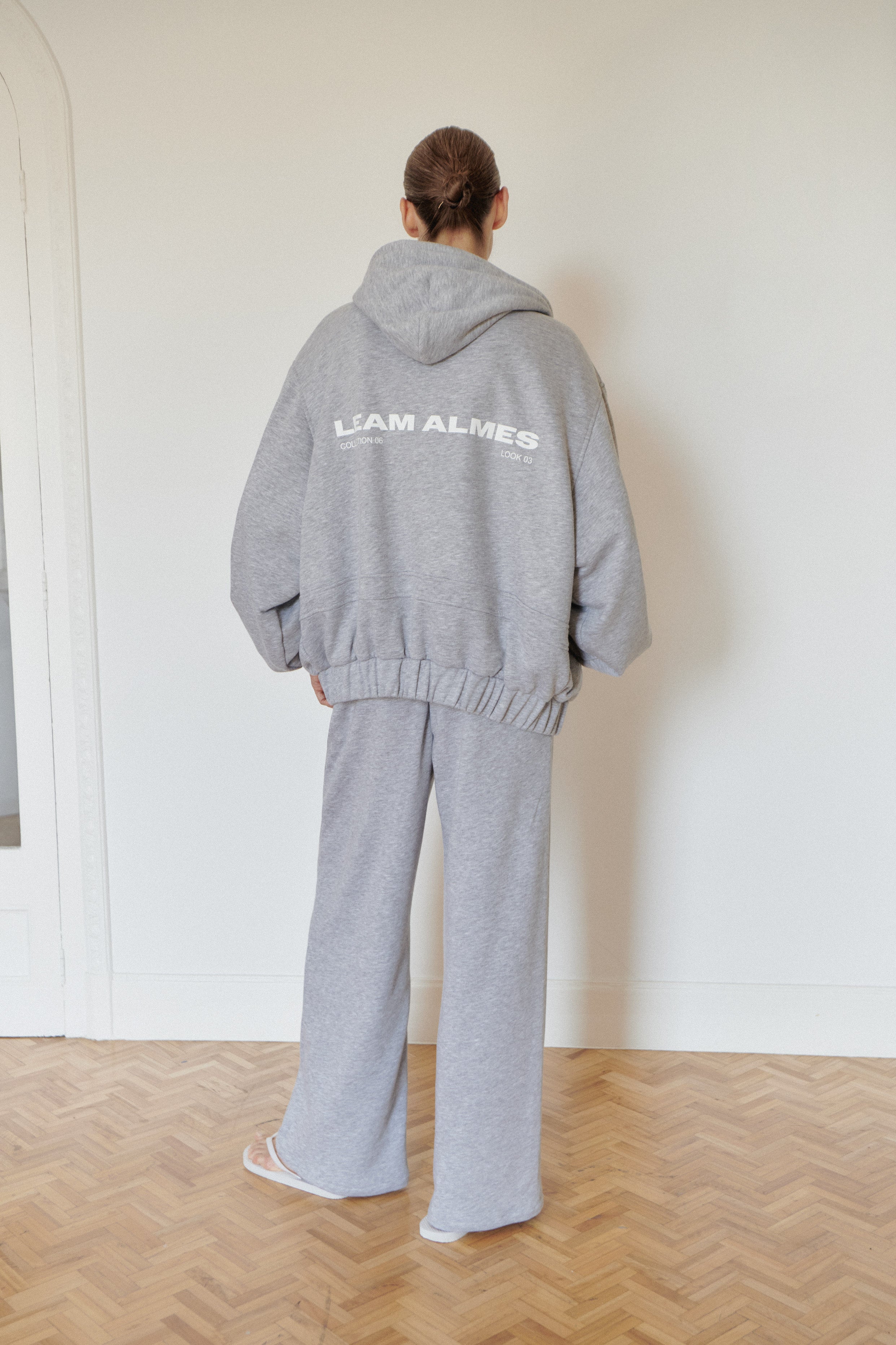 Grimelange Cotton Trackpants with Red Stripes