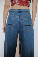 Mid Waist Wide Leg Jeans