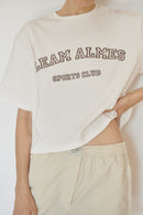 White Crop Logo T-shirt