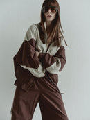 Beige&Brown Water Resistant Parachute Jacket