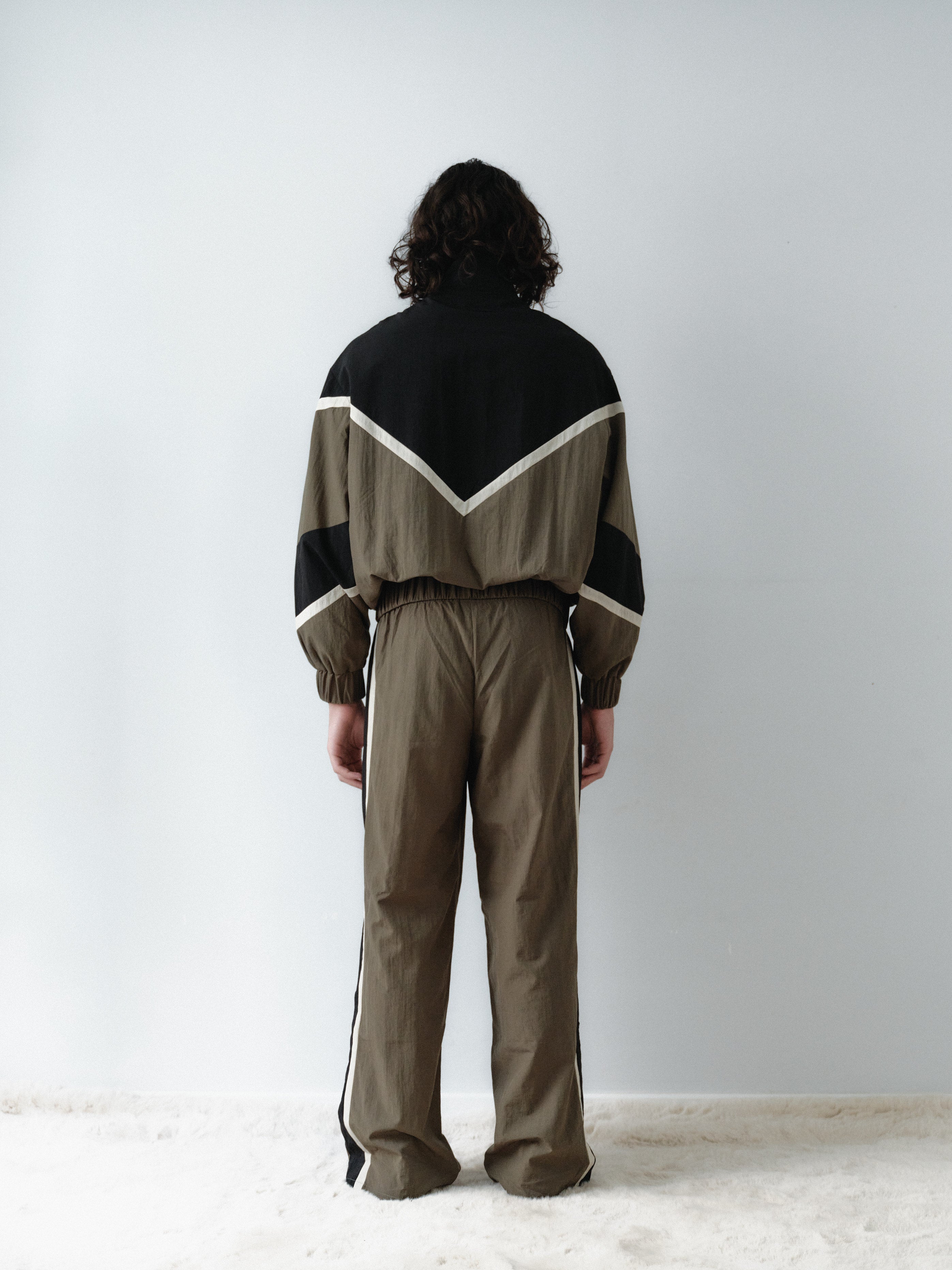 Multicolor Water Resistant Parachute Jacket