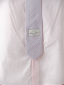 Light Pink Oversize Unisex Shirt with Tie