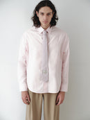 Light Pink Oversize Unisex Shirt with Tie