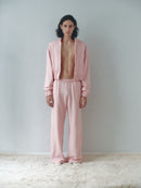 Pink Trackpants with Stone Logo Print