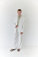 White Unisex Blazer Jacket
