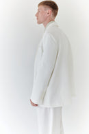 White Unisex Blazer Jacket
