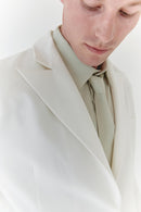 White Unisex Blazer Jacket