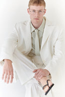 White Unisex Blazer Jacket