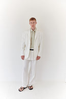 White Unisex Blazer Jacket