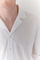 Cropped Unisex White Shirt