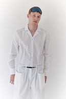 Cropped Unisex White Shirt