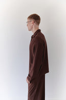 Brown Padded Polo Shirt