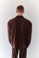 Brown Padded Polo Shirt