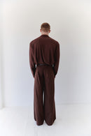 Brown Unisex Pants