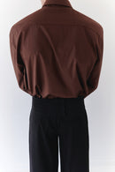 Black Unisex Pants With Adjustable Cummerbund